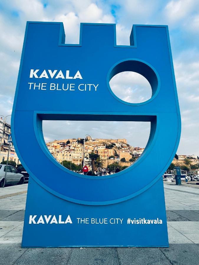 George & Nia Apartment - Central Kavala With Panoramic Terrace View מראה חיצוני תמונה